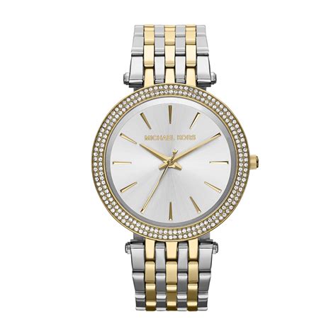 michael kors silver and gold|michael kors watch silver women's.